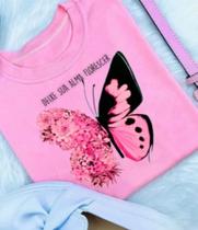 Camiseta básica rosa