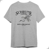 Camiseta Básica Schrute The Farms Office Unissex Serie From