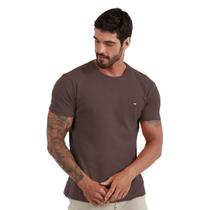 Camiseta Básica Suedine Masculina Hermes Gold Domno