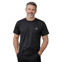 Camiseta basica t shirt bordado logo esquadro compasso reuniao maçonico maçonaria