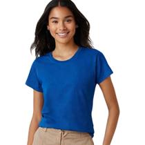 Camiseta Básica T-shirt Kit 8 Malha Fria (PV) Baby Look Feminina Lisa