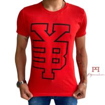 Camiseta Básica T-shirt Vermelha Camisa Algodão em Promoção