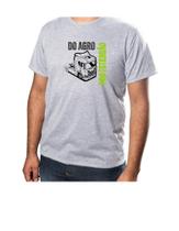 Camiseta Básica Unissex Caminhão Estampa Do Agro Pro Estradão Tecido 100% Poliéster Anti-Piling