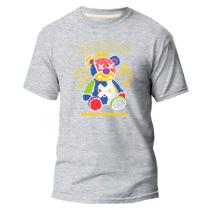 Camiseta Básica Unissex Tecido Algodão Premium Urso Habits Color Streetwear Style - Pavesi