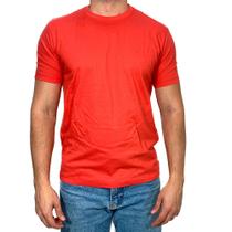 Camiseta Basica Vermelha Masculina Txc