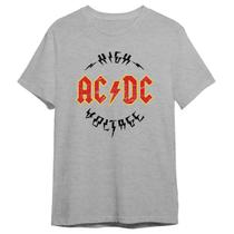 Camiseta BásicaBanda Rock Metal Logo Ac Dc Show Turne Acdc