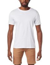 Camiseta Basicamente Lisa Masculina, GG, Branco