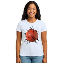 Camiseta Basquete Bola Basketball Estampa Personalizada Camiseta Basquete Bola Basketball Estampa Personalizada