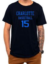 Camiseta Basquete Charlotte Basketball Número 15 Esportiva