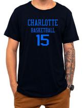Camiseta Basquete Charlotte Basketball Número 15 Esportiva Camiseta Basquete Charlotte Basketball Número 15 Esportiva