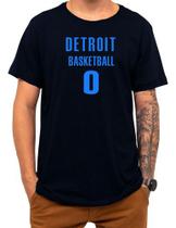 Camiseta Basquete Detroit Basketball Número 0 Esportiva