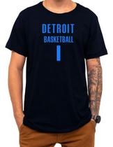 Camiseta Basquete Detroit Basketball Número 1 Esportiva