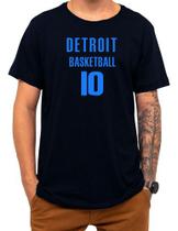 Camiseta Basquete Detroit Basketball Número 10 Esportiva