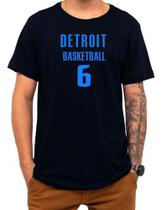 Camiseta Basquete Detroit Basketball Número 6 Esportiva