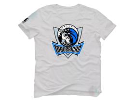 Camiseta Basquete Dirk Nowitzki Logo Dallas Maverickss