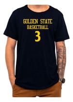 Camiseta Basquete Golden State Basketball Número 3 Esportiva