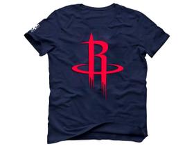 Camiseta Basquete Logo Houston Rocket James The Beard Yao Ming Camiseta Basquete Logo Houston Rocket James The Beard Yao Ming