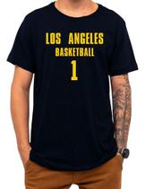 Camiseta Basquete Los Angeles Basketball Número 1 Esportiva Camiseta Basquete Los Angeles Basketball Número 1 Esportiva