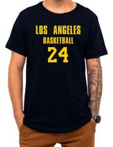 Camiseta Basquete Los Angeles Basketball Número 24 Esportiva