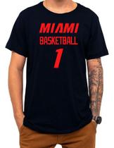 Camiseta Basquete Miami Basketball Número 1 Esportiva