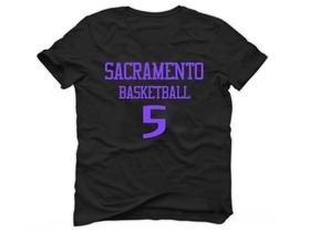 Camiseta Basquete Sacramento Esportiva Camisa Academia Treino Basketball