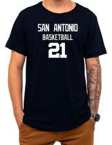 Camiseta Basquete San Antonio Basketball Número 21 Esportiva Camiseta Basquete San Antonio Basketball Número 21 Esportiva