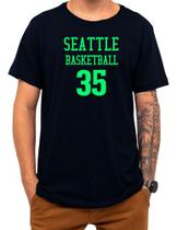 Camiseta Basquete Seattle Basketball Número 35 Esportiva