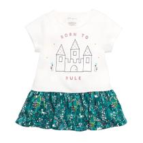 Camiseta Bata Castle FIRST IMPRESSIONS - Bebê Menina