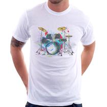 Camiseta Bateria Arte - Foca na Moda