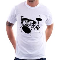 Camiseta Bateria Música Baterista - Foca na Moda Camiseta Bateria Música Baterista - Foca na Moda