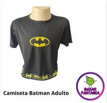 Camiseta Batman adulto fantasia TAM G