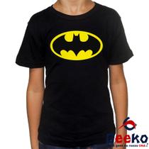 Camiseta Batman Infantil 100% Algodão Geeko