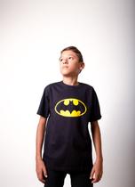 Camiseta Batman Infantil Camisa Estampada Desenho Super Herói Unissex Básica