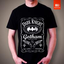 Camiseta Batman Jack Daniels Heroi Dark Knight Camisa - Tee Geek
