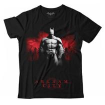 Camiseta Batman Jogo Arkham City Camisa Dc Comics Wayne Geek