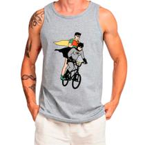 Camiseta batman super herói camisa regata masculina lançamento 02