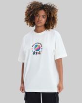 Camiseta Baw X Smiley Regular Globo - Off White