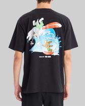 Camiseta Baw X Tom &amp Jerry Regular Surf - Preto