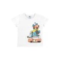 Camiseta Bebê Estampada Automóveis Alenice - BRANCO - G - AZUL Camiseta Bebê Estampada Automóveis Alenice - BRANCO - G - AZUL