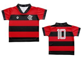 Camiseta Bebê Flamengo Listrada - Torcida Baby