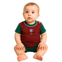 Camiseta Bebê Fluminense Bicolor Oficial