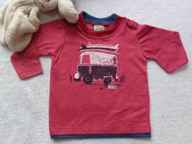 Camiseta bebe infantil menino listrada manga longa algodão Have Fun Camiseta bebe infantil menino listrada manga longa algodão Have Fun