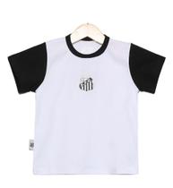 Camiseta Bebê Santos Bicolor Oficial Camiseta Bebê Santos Bicolor Oficial