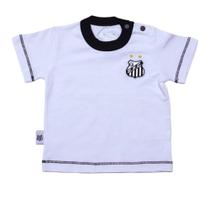 Camiseta Bebê Santos Branca Oficial