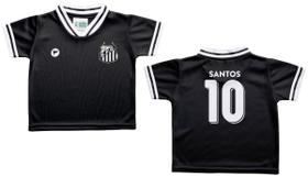 Camiseta Bebê Santos Preta - Torcida Baby