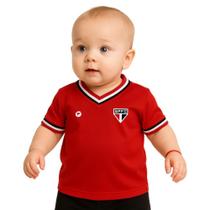 Camiseta Bebê São Paulo Vermelha - Torcida Baby