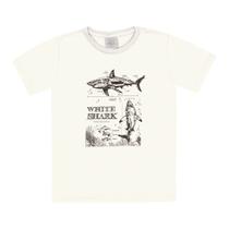 Camiseta Bege Infantil Pulla Bulla Menino - 53457-1271