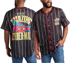 Camiseta Beisbolera XL para Hombre de Marvel Avengers con Spider-Man y Venom