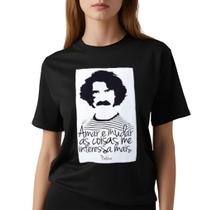 Camiseta Belchior Amar e Mudar Adulto Camiseta Belchior Amar e Mudar Adulto