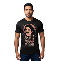 Camiseta Belchior Amar é Mudar as Coisas Adulto Camiseta Belchior Amar é Mudar as Coisas Adulto